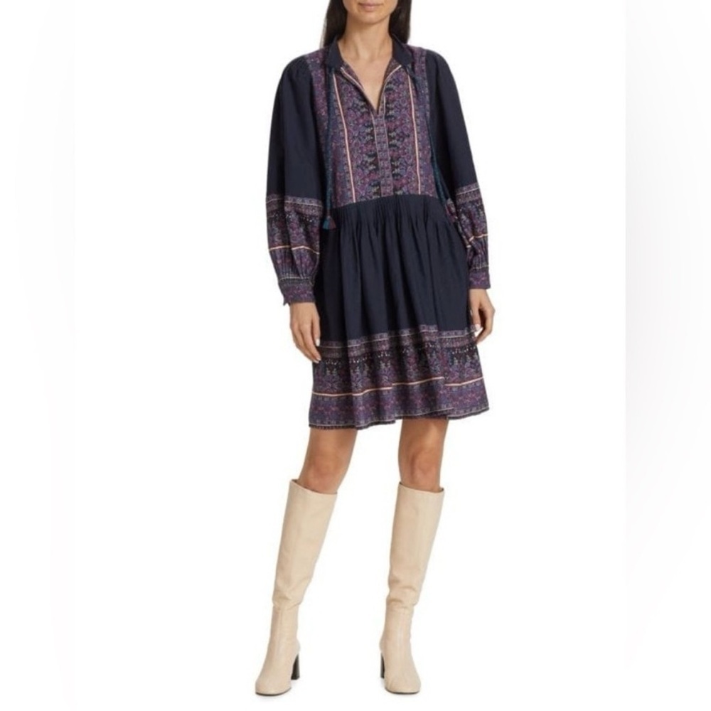 Sea New York Iris Adella Print Tunic Dress Boho Bohemian Dress - Picture 2 of 13